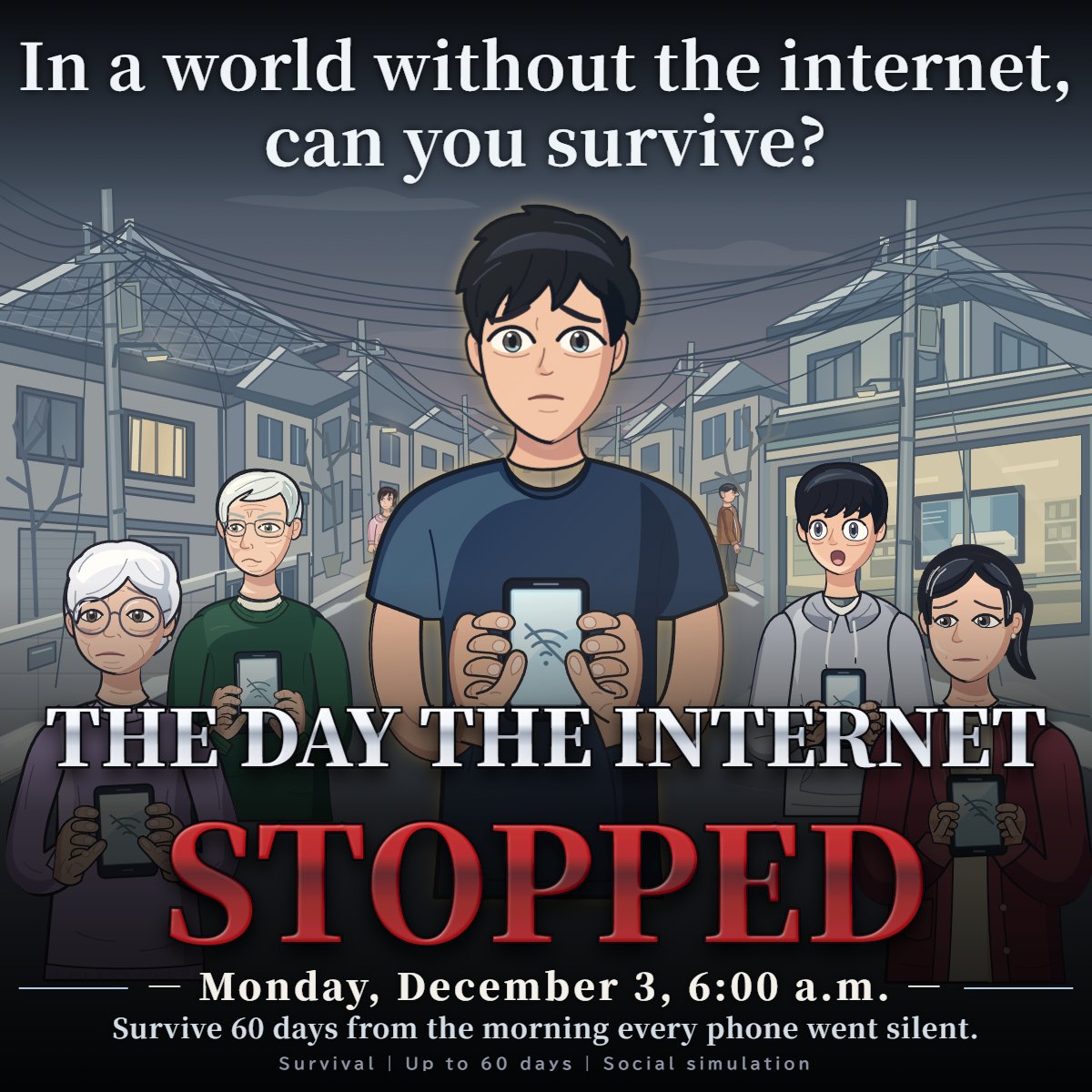 The Day the Internet Stopped - a free choose-your-path manga game ...